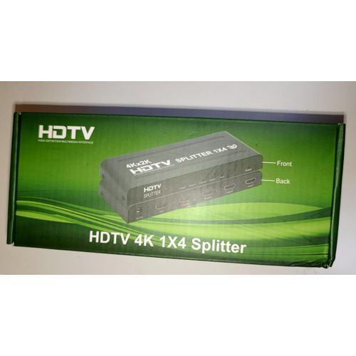 3D 4K HDMI Splitter (4-way) High quality NO SIGNAL INTERFERANCE  highly compatible -WITH WARRANT