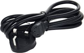 High Quality White Fused Computer Desktop CPU And Monitor Power Cable Highly efficiency and reliability