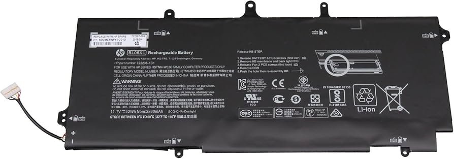 HP BL06XL Original Battery for EliteBook Folio 1040 G1- HIGH PERFORMANCE BATTERY WITH WARRANT