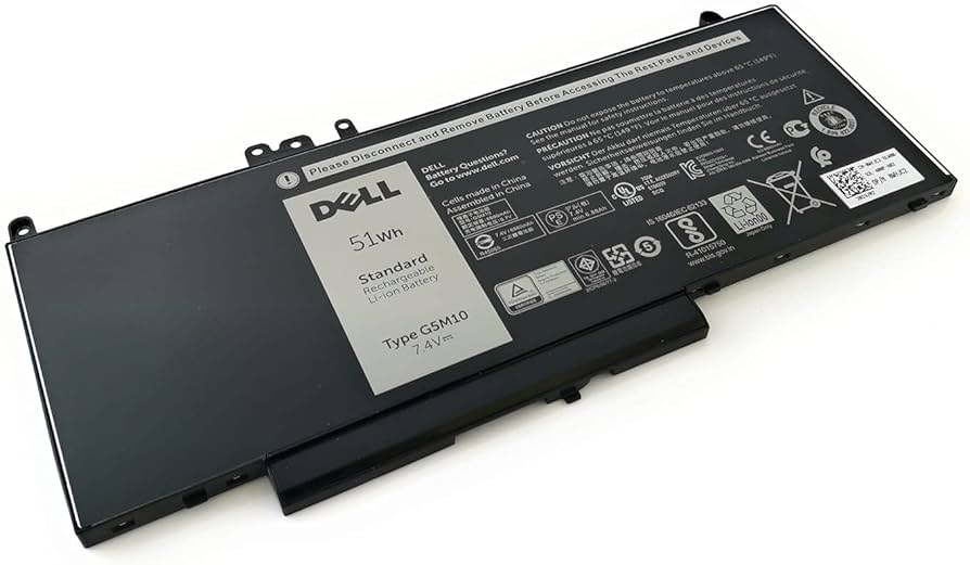 Dell G5M10 Original Battery for Latitude 12 E5250, 14 E5450, 15 E5550- DURABLE AND RELIABLE BATTERY WITH WARRANT