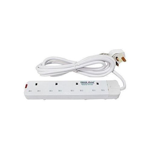 Power King 4 Way Quality Extension Socket With A Long Cable-Ideal for all electrical devices