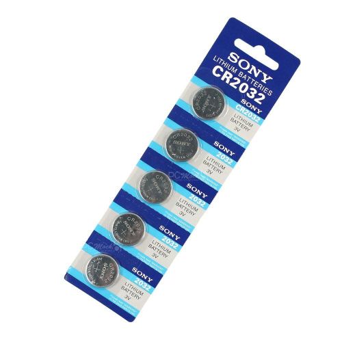 Sony CR2032 Cell 3V Lithium Battery 5pcs Cr 2032 CMOS For Computer Laptop Desktop highly reliable batteries