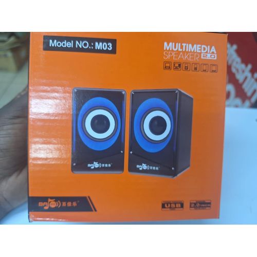 Desktop Laptop USB Multimedia Speaker -VERY HIGH QUALITY WITH WARRANT