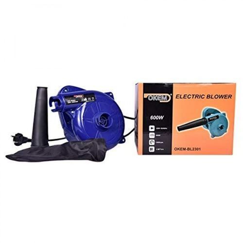 Okem Electric Hand Held Air Blower Multifunctional 600W Dust Blower – Blue