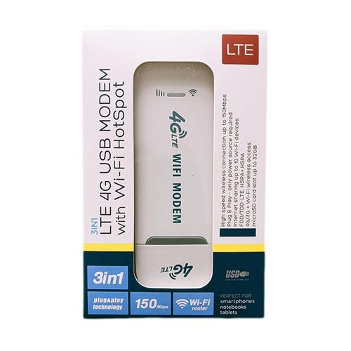 4G LTE USB MODEM With Wi-Fi Hotspot  Fast Connectivity Durable and Stylish