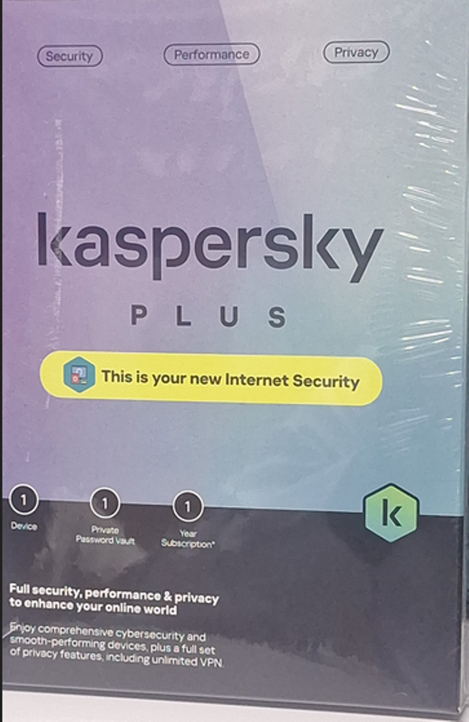 Kaspersky Plus Internet Security 1 User 1 Year subscription efficient solution for comprehensive protection