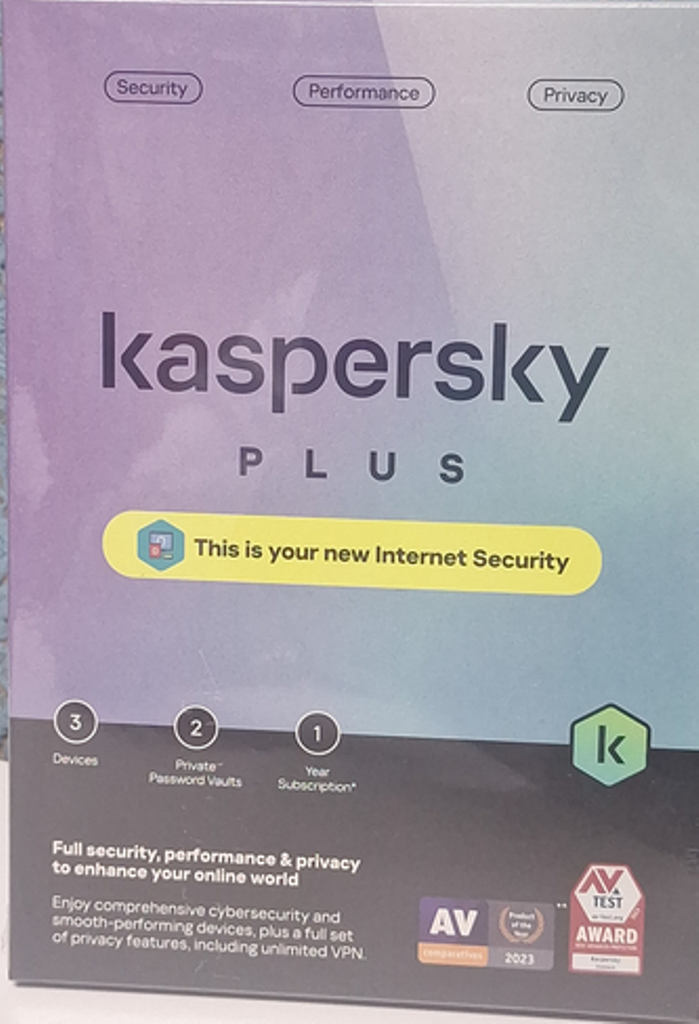 Kaspersky Plus Internet Security 3 Devices 1 Year efficient solution for comprehensive protection