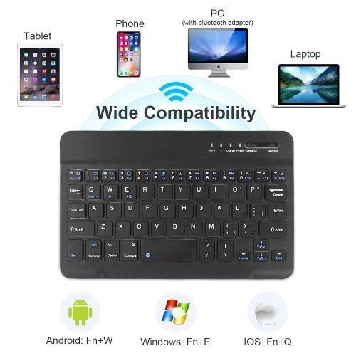 Wireless Bluetooth Keyboard For Laptop, Tablet, Phone, IPad – Rechargeable Keyboard For Android, IOS, And Windows-durable and stylish design