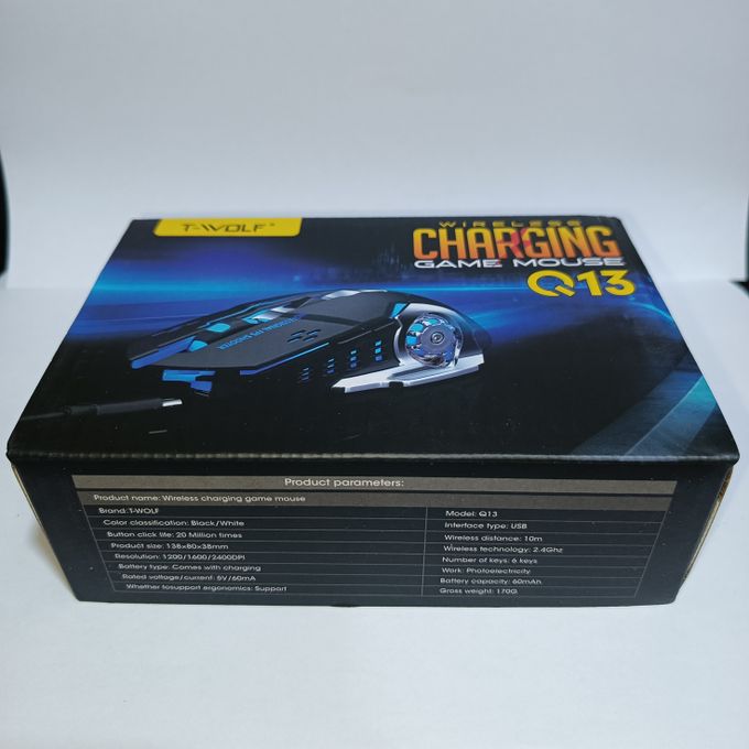 Wireless Rechargeable Gaming Mouse-Ergonomic design,High-quality roller