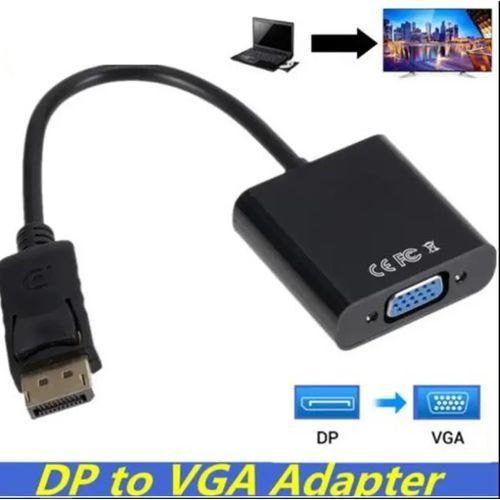 HD Display Port DP Male To VGA Female Adapter Cable Video Converter Connector.