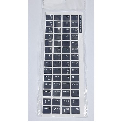 English Keyboard Stickers for Desktop Computer, Laptop and Notebook.