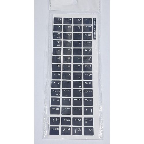 English Keyboard Stickers for Desktop Computer, Laptop and Notebook.