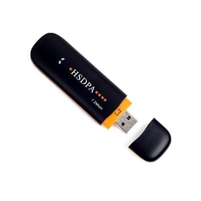 Hsdpa Safaricom, Airtel & Telkom -4G/3G Universal Modem Sim 7.2Mbps - Black