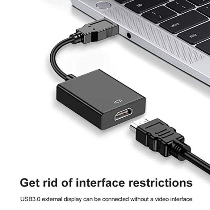 USB 3.0 to HDMI converter high quality, affordable and reliable adapter(Black)