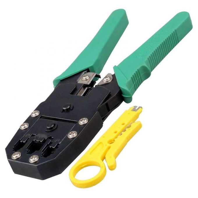Networking crimping tool for RJ45 Ethernet cables