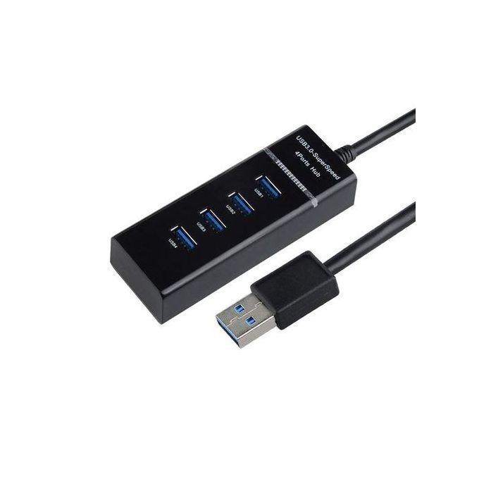 USB HUB 4 PORT USB HUB SPLITTER EXPANSION LAPTOP ADAPTER