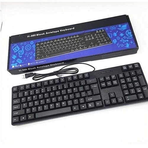 Wired Keyboard For Computer - USB, High quality, Reliable keyboard with warranty