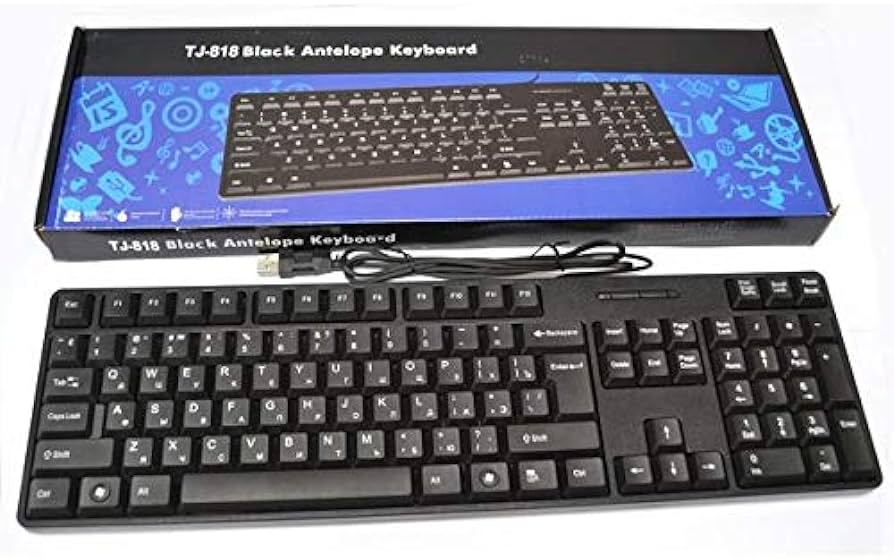 Wired Keyboard For Computer - USB, High quality, Reliable keyboard with warranty