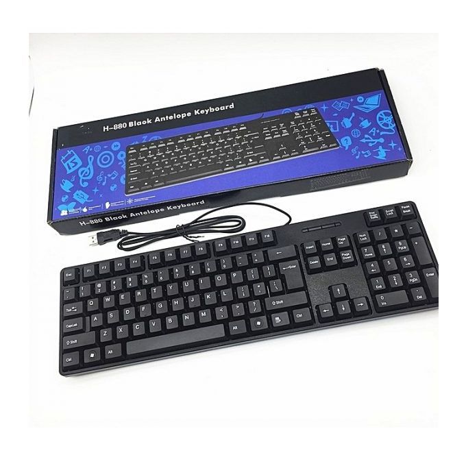Wired Keyboard For Computer - USB, High quality, Reliable keyboard with warranty