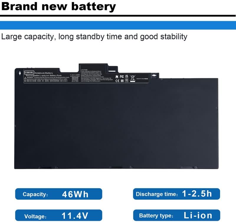 HP CS03XL Battery For Elitebook 745 755 840 848 850 G3 G4, ZBook 15u G3 G4