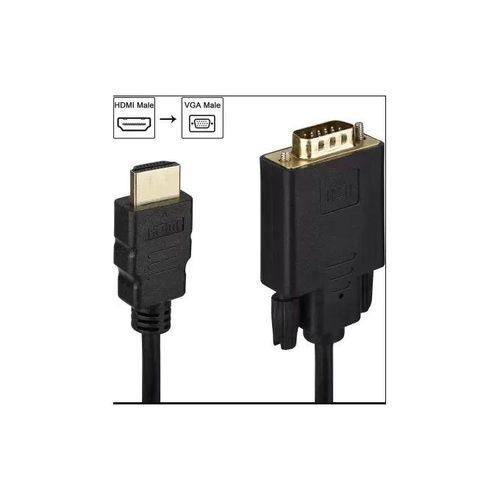 HDMI HDTV To VGA Cable HDMI Male To VGA Male Converter Cable, plug and play, 1080P High Resolution.