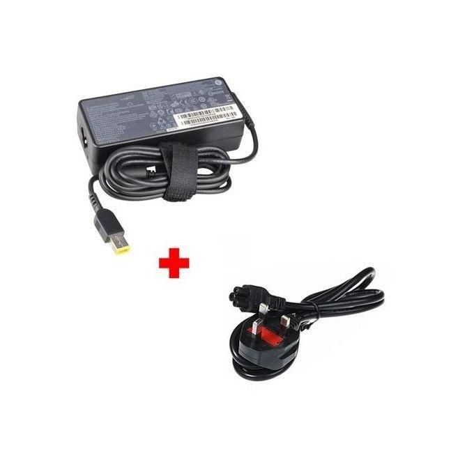 Lenovo Laptop Thinkpad 11e Yoga Charger 20V 3.25A 65W USB Pin With Power Cable-black