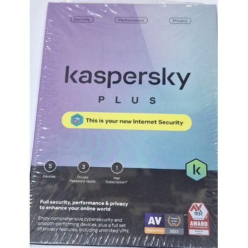 Kaspersky Plus Internet Security - 5 Devices, Real-time antivirus protection