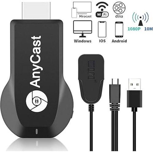 Anycast M9 Plus Wireless HDMI Adapter – Screen Sharing Dongle for TV, Projector, and Monitor Streaming