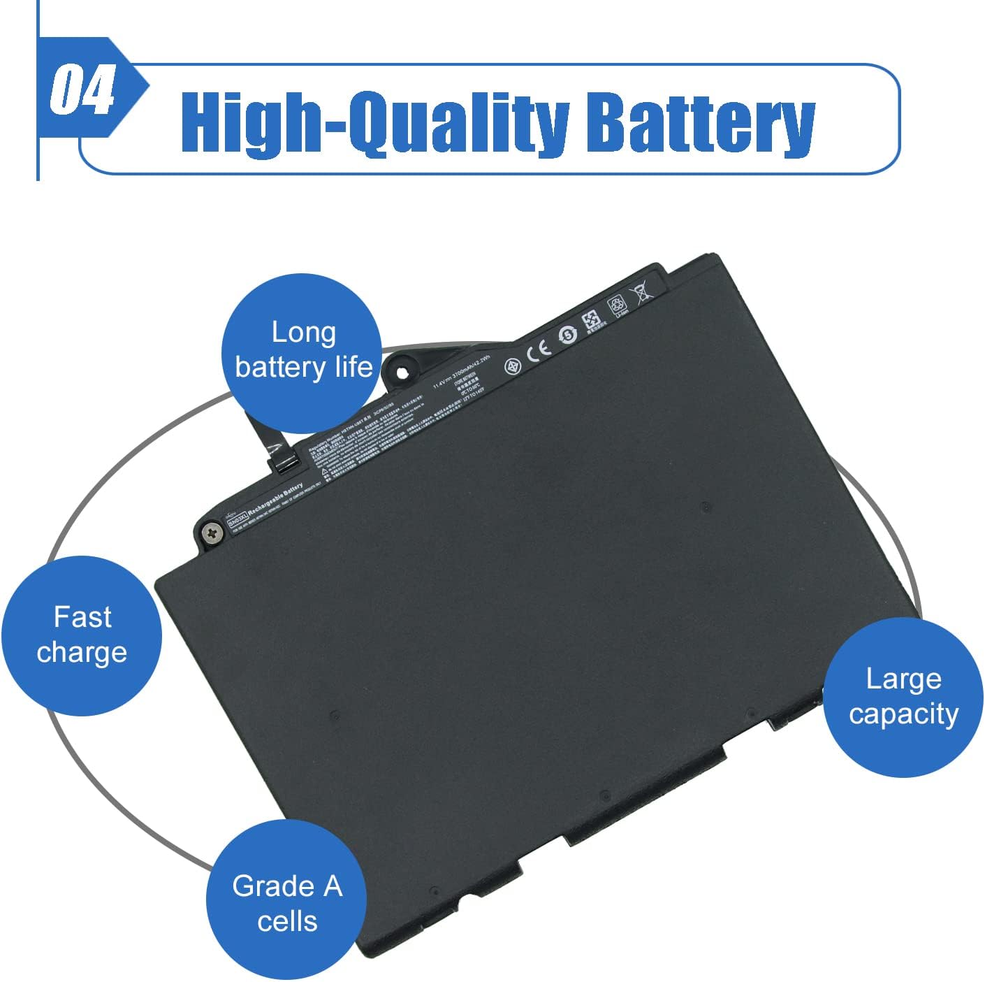 HP SN03XL Battery For EliteBook 820 G3 820 G4 725 G3- High Quality Original Battery With Warranty