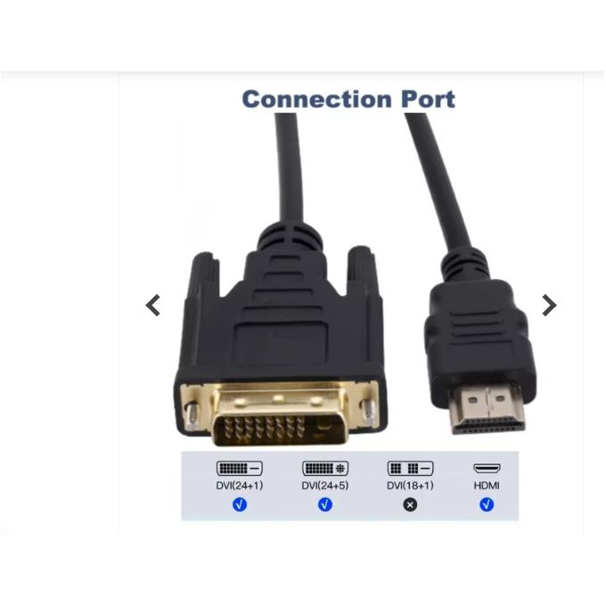 HDMI to DVI Adapter Cable, Bi-Directional 1080P HDMI to DVI Adapter Cable- Device Compatible Cable