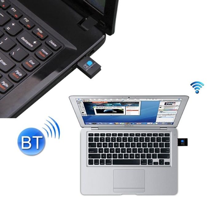 USB Bluetooth Wifi Adapter Bluetooth Wifi Receiver Wireless Adapter - WiFi Bluetooth Dongle 2 in 1