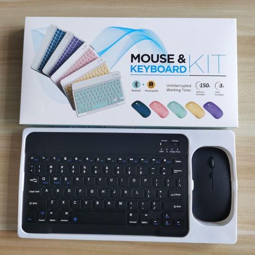 Wireless Mouse And Keyboard - Rechargeable With Bluetooth,  Rechargable Android Wireless Keyboard + Mouse, Rechargable Bluetooth Wireless Mouse & Keyboard Combo