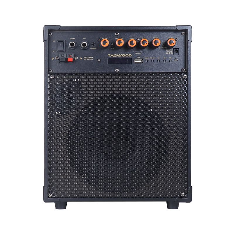 Tagwood LTS-6A Trolley Speaker Porteable Portable Speaker Subwoofer Outdoor Speaker ,Bluetooth,Free Wireless Microphone a Built in Battery Woofer Woofer