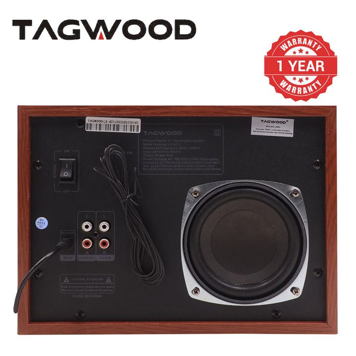 TAGWOOD LS-421J  2.1CH  WOOFER Home Audio SPEAKER BLUETOOTH/FM/SB/USB Subwoofer Speaker System