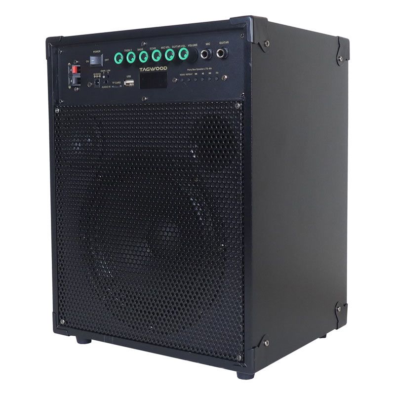 Tagwood LTS-8A Trolley Speaker Porteable Portable Speaker Subwoofer Outdoor Speaker ,Bluetooth,Free Wireless Microphone a Built in Battery Woofer Woofer