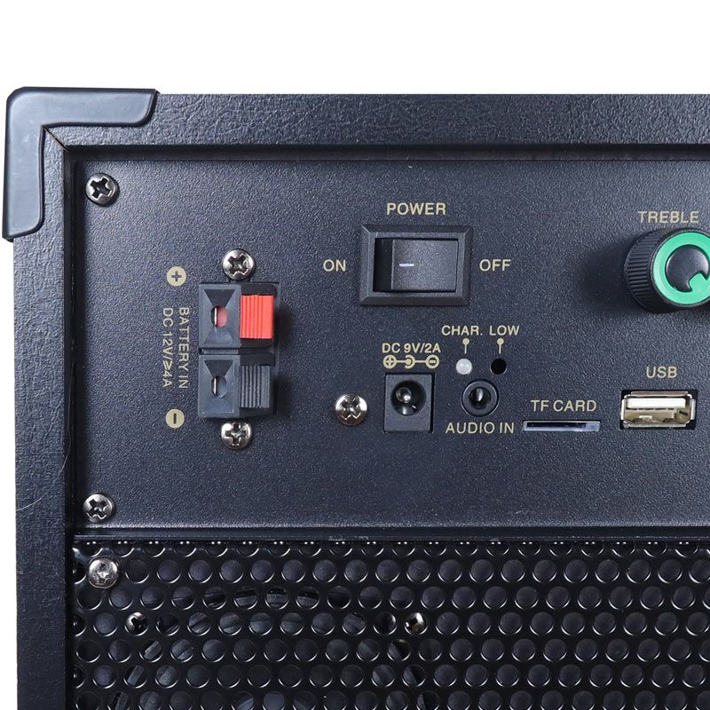 Tagwood LTS-8A Trolley Speaker Porteable Portable Speaker Subwoofer Outdoor Speaker ,Bluetooth,Free Wireless Microphone a Built in Battery Woofer Woofer