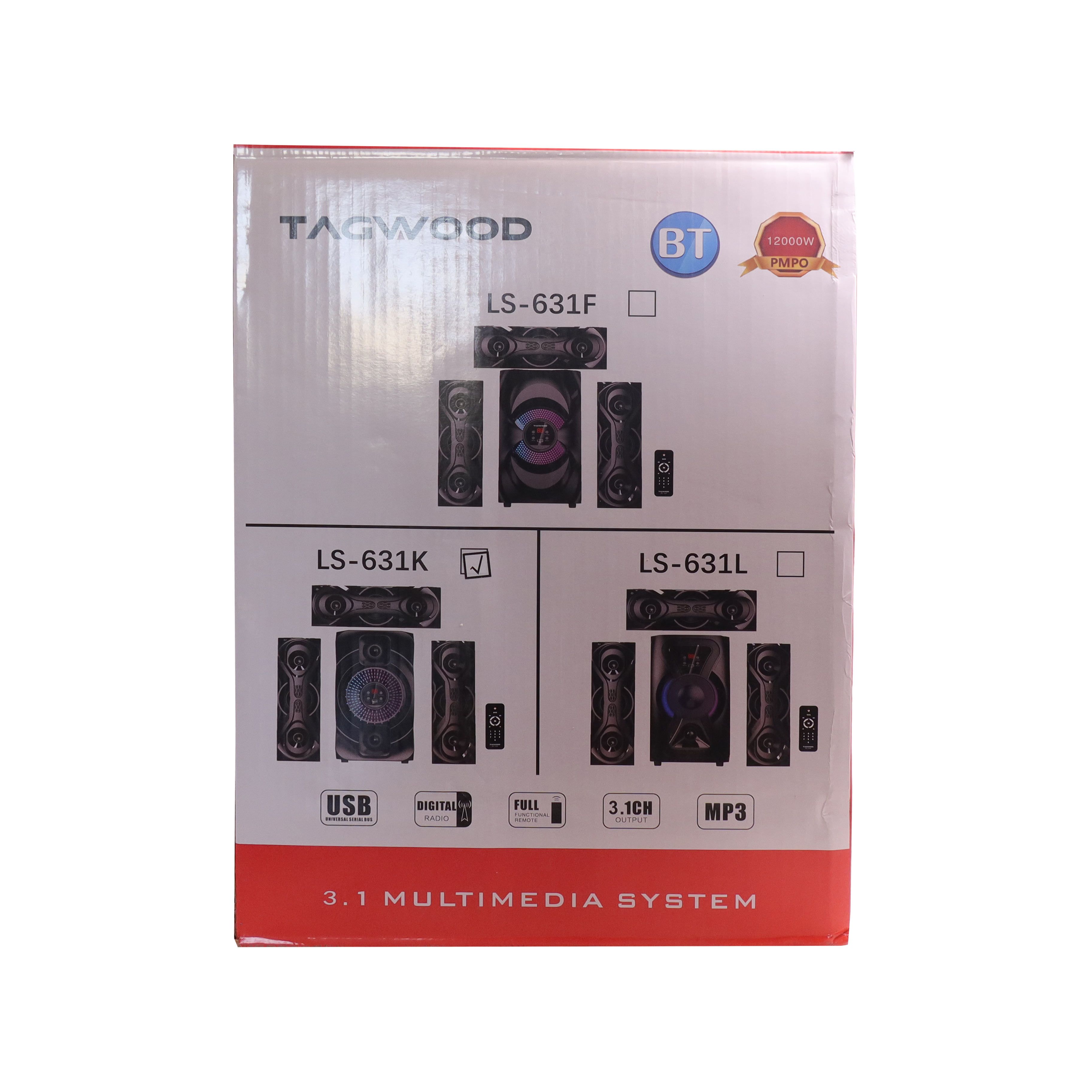 Tagwood New Arrival 631K 3.1CH Woofer Subwoofer Bluetooth Cinema Home theater System Bluetooth Hi-Fi Speaker Speaker System