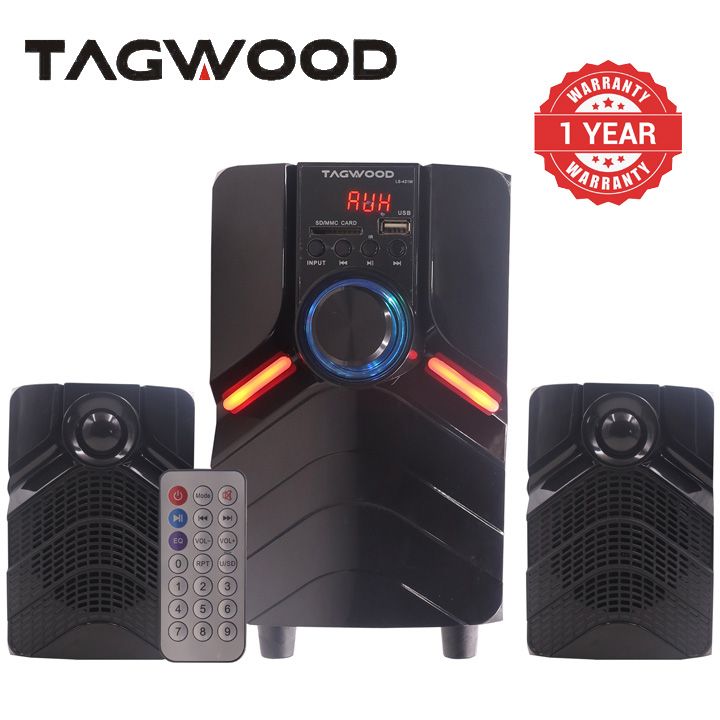TAGWOOD LS-421M 2.1CH  WOOFER Home Audio SPEAKER BLUETOOTH/FM/SB/USB Subwoofer Speaker System