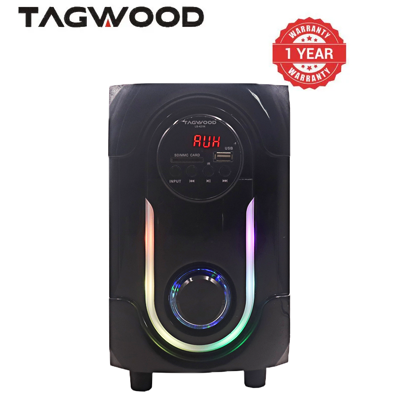 TAGWOOD LS-421N 2.1CH  WOOFER Home Audio SPEAKER BLUETOOTH/FM/SB/USB Subwoofer Speaker System