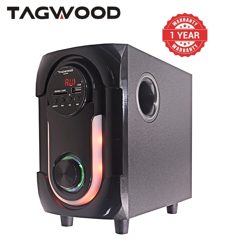 TAGWOOD LS-421N 2.1CH  WOOFER Home Audio SPEAKER BLUETOOTH/FM/SB/USB Subwoofer Speaker System