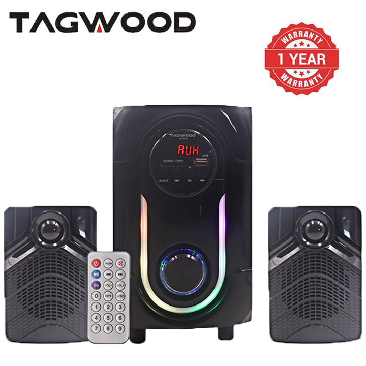TAGWOOD LS-421N 2.1CH  WOOFER Home Audio SPEAKER BLUETOOTH/FM/SB/USB Subwoofer Speaker System