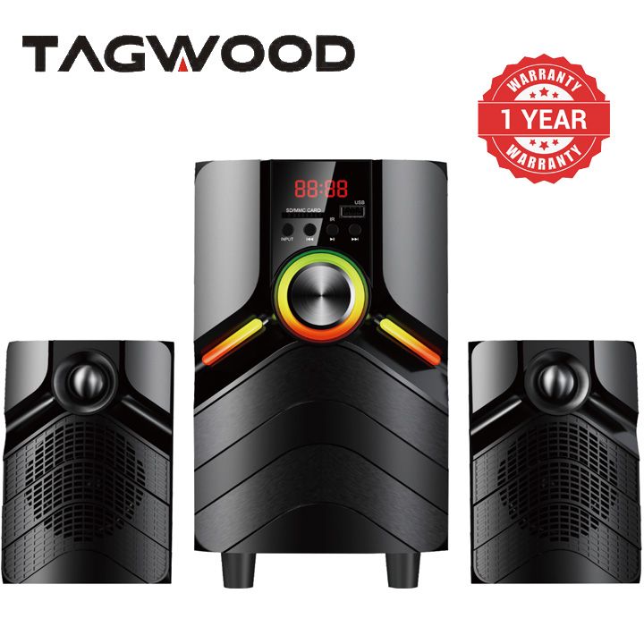 TAGWOOD LS-421M 2.1CH  WOOFER Home Audio SPEAKER BLUETOOTH/FM/SB/USB Subwoofer Speaker System
