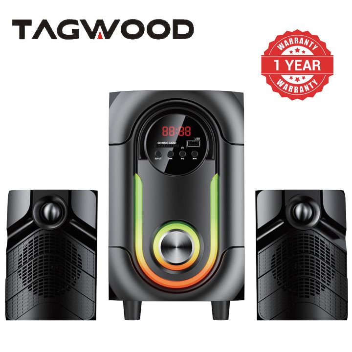 TAGWOOD LS-421N 2.1CH  WOOFER Home Audio SPEAKER BLUETOOTH/FM/SB/USB Subwoofer Speaker System