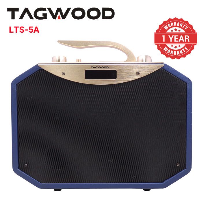 Tagwood LTS-5A Trolley Speaker Porteable Portable Speaker Subwoofer Outdoor Speaker ,Bluetooth,Free Wireless Microphone a Built in Battery Woofer Woofer