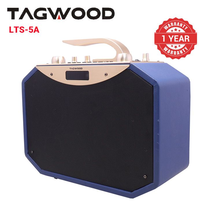 Tagwood LTS-5A Trolley Speaker Porteable Portable Speaker Subwoofer Outdoor Speaker ,Bluetooth,Free Wireless Microphone a Built in Battery Woofer Woofer