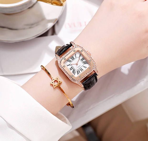 Fast delivery within 1-5 days Fashion Lady Watch Women Watches Girl Lovers Wristwatch Luxury Stainless Steel Jewelry Gift