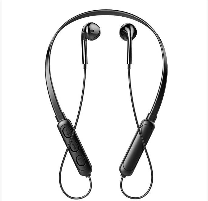 Local fast delivery Wireless 9D Bluetooth earphone Neck Hanging Stereo Noise Reduction Universal 5.0 In Ear Sports earphone Microphone For Smart Phone
