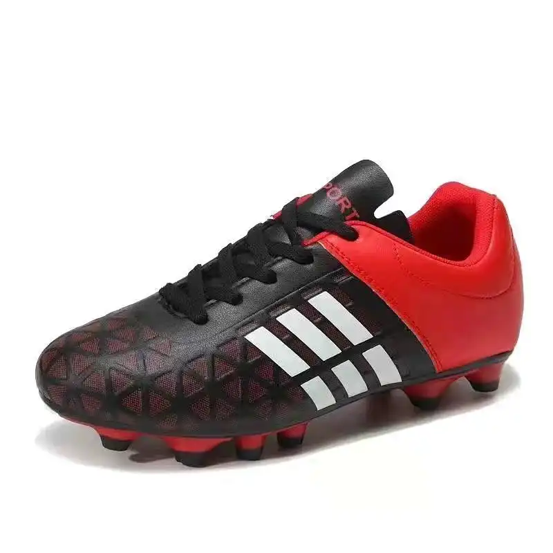 Soccer shoes for men and women High Quality leather uppers and rubber studs suitable for youth and student sports training