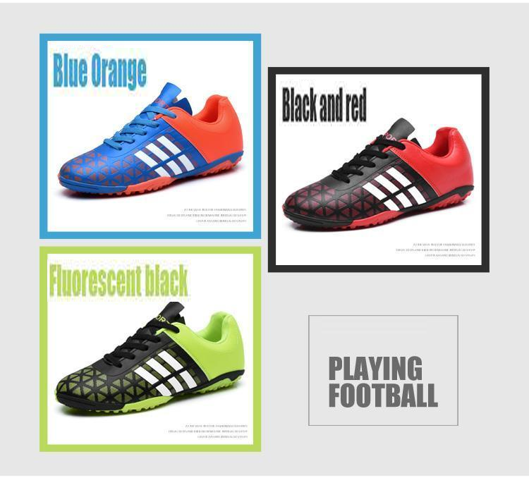 Soccer shoes for men and women High Quality leather uppers and rubber studs suitable for youth and student sports training