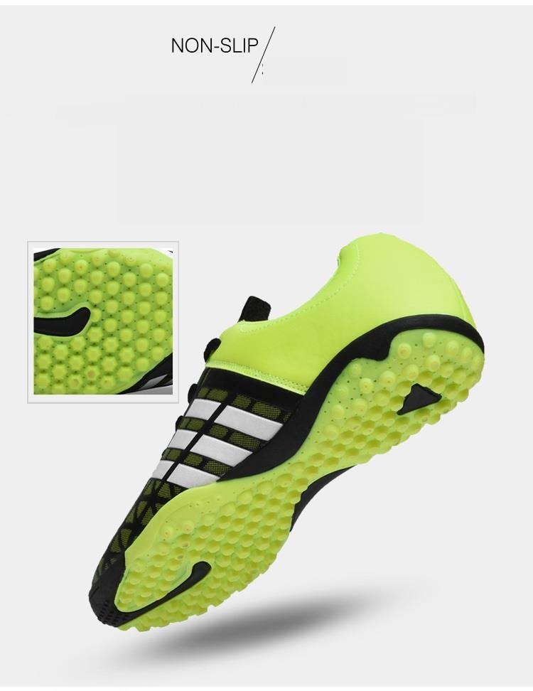 Soccer shoes for men and women High Quality leather uppers and rubber studs suitable for youth and student sports training